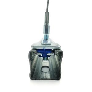 Système de support de montage à tige filetée avec kit de <span class=keywords><strong>suspension</strong></span> à câble personnalisable et serrure de câble, prix usine - Product Image 6