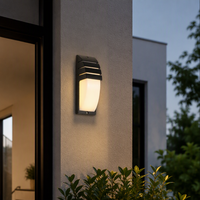 Applique murale LED carrée étanche en aluminium 6W pour extérieur, idéale pour jardin, cour, couloir, balcon AC110V-220V
