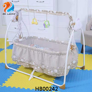 Có Thể Gập Lại Sơ Sinh <span class=keywords><strong>R</strong></span>/C Bé Rocker Tự Động Babycrib Trẻ Sơ Sinh Bé Cái Nôi Đu Giường Với USB - Product Image 6