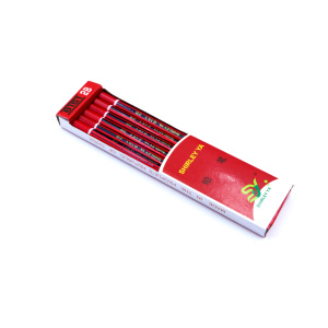 Forniture per scuola ufficio HB 2B <span class=keywords><strong>disegno</strong></span> esagonale matite Set stampa Standard 2B legno buona matita Led forma di legno sciolto nero - Product Image 2