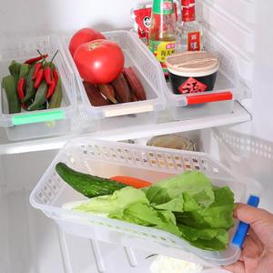 Boîte de rangement pour réfrigérateur, forme rectangulaire avec poignée, pour la conservation des aliments dans la cuisine - Product Image 1