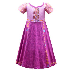 Costumes de télévision et de film robe de princesse <span class=keywords><strong>Raiponce</strong></span> <span class=keywords><strong>Halloween</strong></span> Costumes pour enfants fille robe de princesse fille fantaisie princesse Elsa Sofia - Product Image 2