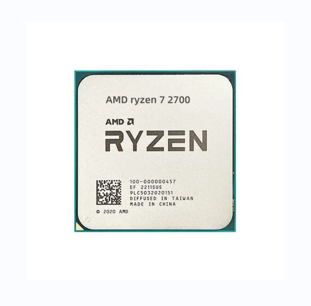 Cheap AMD R7 2700 3.2GHz-4.1GHz Eight-Core 16MB 65W Socket AM4 Desktop Processor CPU