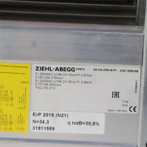 Ziehl-Abegg QK10A-2DM.48.FK 106876 230V AC 400V 2.13A 670W 3000RPM บอลแบกแทน (การไหลข้าม) พัดลม480มม. OEM - Product Image 6