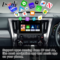 Lsailt Wireless Carplay Android Auto Interface Box pour Toyota Alphard Vellfire AH30 Series 2015-2022