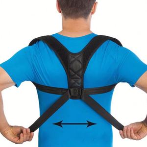 Corrector de Postura Ajustable y Cómodo, Soporte Lumbar Profesional para Alineación Espinal, Uso Deportivo - Product Image 1