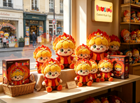 Peluche OEM de haute qualité en tissu doux pour enfants, idéale comme cadeau promotionnel d'entreprise