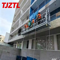 Plateforme suspendue de chantier à vendre, avec treuil et verrou de sécurité