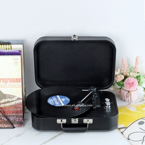 Tocadiscos <span class=keywords><strong>de</strong></span> <span class=keywords><strong>Vinilo</strong></span> con Logotipo Personalizado, Grabador <span class=keywords><strong>de</strong></span> Discos, Bluetooth, Entrada Auxiliar - Product Image 2
