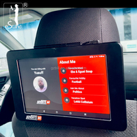 Support de tablette EStand pour appuie-tête de taxi, compatible tablettes 10.1" 10.5" 11" 12", Samsung Tab A8 A9 A11 Plus S8 S9, support de voiture, affichage publicitaire sécurisé