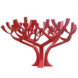 Jiahua Stainless Steel Abstract <b>Tree</b> <b>Outdoor</b> Floor Mount Handmade Decorative Sculpture - Product Image 2