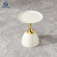 Table basse centrale mobile petite rétro métal simple rond portable moderne créatif salon meubles canapé-lit table d'appoint
