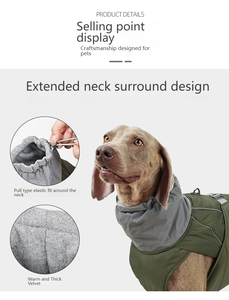 Abrigo impermeable para perros, chaqueta, <span class=keywords><strong>chaleco</strong></span> para uso en exteriores, accesorio sencillo imprescindible para mascotas, para gatos, perros, para mantener el calor y el frío, Otoño Invierno - Product Image 4