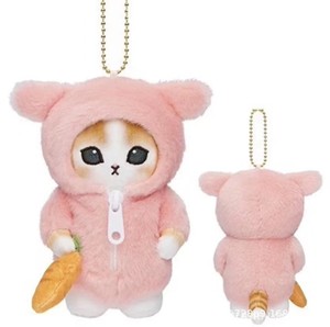 Peluche Japonés de Gato Tiburón Adorable con Relleno de Algodón PP y Diseño de Animal de Dibujos Animados, 10-12cm de Altura, Color Arroz, Pequeño Colgante de Regalo - Product Image 6