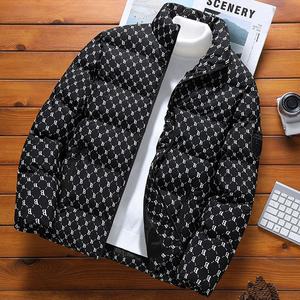 גברים פרקה לעמוד צווארון גברים ז 'קט חורף חדש למטה ז' קטים חמים גברים גברים עסקים פנאי מעיל בייסבול 2308 - Product Image 4