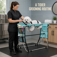 Produits de toilettage et de nettoyage pour animaux de compagnie portables et pliables très demandés, tables de bain pour animaux de compagnie pour le bain et la toilettage des chats et des chiens
