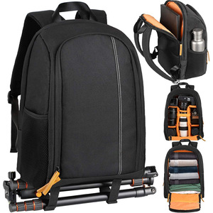 Sac à dos pour ordinateur portable avec fermeture éclair, nouveau sac à dos de photographie de grande capacité, étui étanche pour appareil photo, compartiment pour trépied - Product Image 2