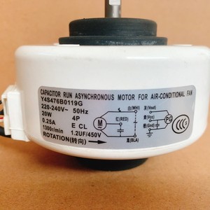 มอเตอร์พัดลม AC 20W 220-240V 50Hz สำหรับเปลี่ยนเครื่องปรับอากาศ Y4S476B0119G - Product Image 1