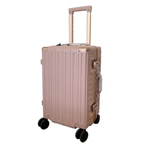 Valise à roulettes haut de gamme en aluminium avec serrure TSA, roues universelles silencieuses, robuste et pouvant être posée sur un chariot - Product Image 1