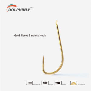 เบ็ดตก<span class=keywords><strong>ปลา</strong></span>ไทเทเนียมอัลลอยด์ญี่ปุ่นแบบไม่มีเงี่ยง พรีเมียมโกลด์สลีฟ สำหรับ<span class=keywords><strong>ปลา</strong></span>คาร์พขนาดเล็ก <span class=keywords><strong>ปลา</strong></span><span class=keywords><strong>ไหล</strong></span> และปลาปากเล็ก - Product Image 2