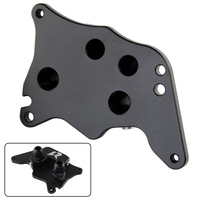 Plaque adaptatrice de filtre à huile AN10 en aluminium billette noir pour Mini Cooper S R56 1.6L Moteur Turbo 2006-2012 Rétrofit/Amélioration