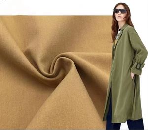 Tissu Brocart 40S Uni Teint Soie Froide Coton Respirant Résistant à l'Abrasion Poids Moyen Manteau Tendance pour Filles et Garçons - Product Image 5