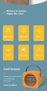 Portable 3 Speed Mini Desk Misting Room Office Dorm <strong>Bedroom</strong> Camping <strong>Fan</strong> Speed Wireless Mobile Ice air <strong>Cooler</strong> <strong>Fan</strong> - Product Image 5