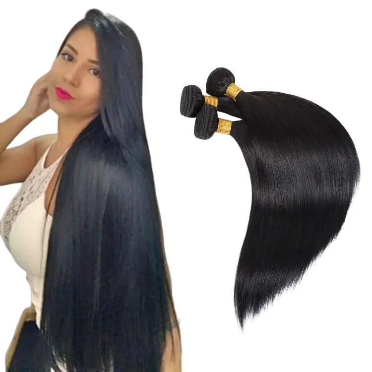 Peruvian Hair 32 Inch Cheap Long 100% Human Hair Weave Bundles Wholesale Price Peruvian Hair Extensions Xuchang Factory