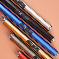 Allume-cigare à arc rechargeable par USB, design moderne, coupe-vent, allume-cigare électrique pour cuisine, fête en plein air et camping