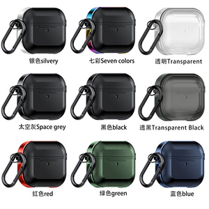 Funda anti-huellas dactilares para <span class=keywords><strong>AirPods</strong></span> 1/2/3, anti-caídas, de aleación de aluminio TPU, anti-arañazos, protección completa para auriculares <span class=keywords><strong>AirPods</strong></span> <span class=keywords><strong>Pro</strong></span> 2/3 - Product Image 6