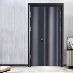 Phong Cách Hiện Đại Nhà Duy Nhất Nhập Cửa Thổ Nhĩ Kn-Phong Cách Bên Ngoài Kim Loại An Ninh Thép Bọc Thép Đu Mở Chống Trộm Cho Biệt Thự - Product Image 4