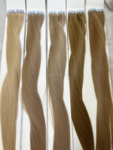 Extension per <span class=keywords><strong>Capelli</strong></span> Umani Vergini 100% Premium con Nastro Adesivo Mini da 3cm, Doppio Filamento, Vendita all'Ingrosso - Product Image 2