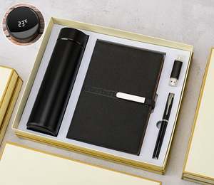 Promotional USB Flash Drive & Vacuum Flask & Pen & A5 Notebook 4 in <b>1</b> Luxury <b>Gift</b> Set - Product Image 1