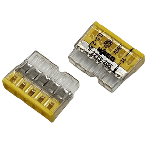 ตัวเชื่อมต่อสายไฟแบบกด WAGOS 2273 205 5 ขา รุ่น 2273-205 สีเหลืองใส ตัวเชื่อมต่อสายไฟแบบเร็ว WAGOS 2273-205 1 เข้า 4 ออก - Product Image 3