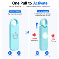 Alarme de sécurité personnelle Bluetooth avec appel d'urgence, sirène puissante et lumière clignotante pour la sécurité des femmes en extérieur