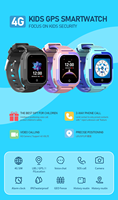 Reloj Inteligente para Niños con Pantalla Táctil de 1.4 Pulgadas, Tarjeta SIM, Función SOS, Videollamada, 4G, Resistente al Agua, Rastreo GPS, Venta al Por Mayor, Compatible con OEM y ODM