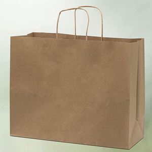 Sacs en papier d'emballage avec poignées, grands sacs cadeaux en kraft en vrac pour les boutiques, les petites entreprises, les magasins de détail, sacs en papier - Product Image 2