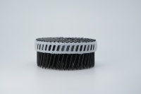 16 °   Clous en bobine à tête plate/conique collés par fil pour la fabrication de palettes