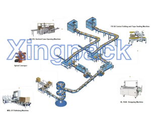 Xingpack tùy chỉnh tốc độ cao Tự động đóng gói dây chuyền sản xuất cho thực phẩm thuốc lá nhựa trường hợp bao bì PLC thành phần cốt lõi - Product Image 3
