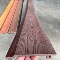 Revêtement extérieur en bois et plastique, revêtement de décoration Composite