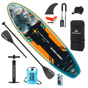 กระดานยืนพายลมแบบพองลม Areeman Ridewave ขนาด 11'6" ISUP เซิร์ฟบอร์ด รับน้ำหนักได้มาก ขายส่ง กระดานพายลมแบบพองลม SUP P - Product Image 1