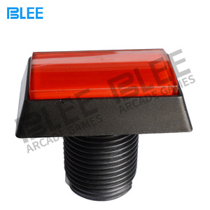 สวิตช์ปุ่มพลาสติกทรงสี่เหลี่ยมขนาด 50x33 มม. พร้อมไฟในตัวสำหรับคอนโซลเกมอาร์เคด - Product Image 4