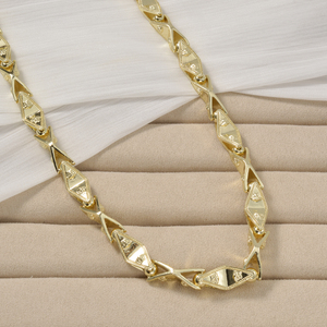 bulk luxury solid exaggerated chunky wholesale unisex cuban link 18k gold necklace women necklace men <b>chain</b> necklace - Product Image 5