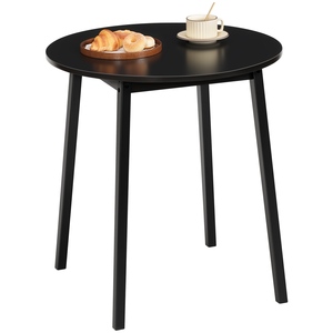 Tavolo da Pranzo Rotondo in Legno Massello, Tavolo Circolare in Bambù per Colazione, Tavolo da Pranzo in Bambù per Sala da Pranzo - Product Image 1