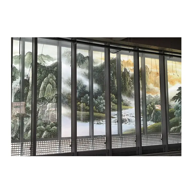 Factory Price Aesthetics Architectural Glass Digital Print Colored Glazed Tempered Glass