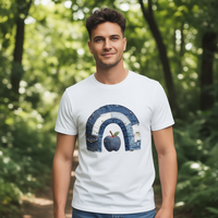 Camisetas de Jersey con Logotipo Personalizado, Arcoíris, Unisex, Alta Calidad, 100% Algodón, 210GSM, Impresión DTF, Casual, Transpirable, Duradero, con Patrón, para Hombre