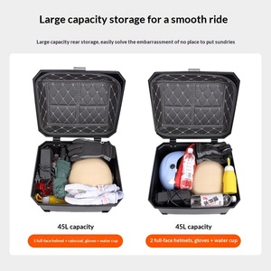 Nueva Caja <span class=keywords><strong>Lateral</strong></span> Universal para Motocicleta Todoterreno, de Liberación Rápida, Impermeable, Fabricada en Taizhou, Zhejiang - Product Image 4