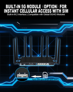 MT7981B Chipset 5g Router Industrial 802.11ax 5G Wifi Wireless WiFi6 Routers 5g Módulo <span class=keywords><strong>4</strong></span> 5G LTE Wifi 5G Ranura para tarjeta SIM RouterrPE - Product Image 5
