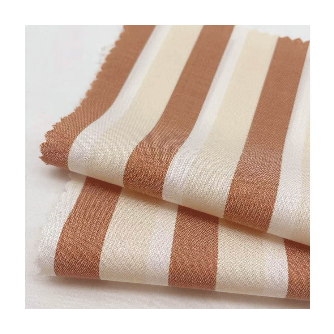 Оптовая продажа, высокое качество, 35% хлопок, 65% пряжа, окрашенная мягкая полосатая ткань для рубашек