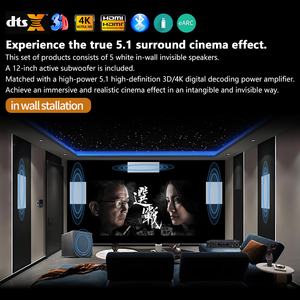 Sistema de Cine en Casa 5.1, Amplificador Digital HD, Sonido Envolvente, Sistema de Teatro en Casa Montado en la Pared - Product Image 2